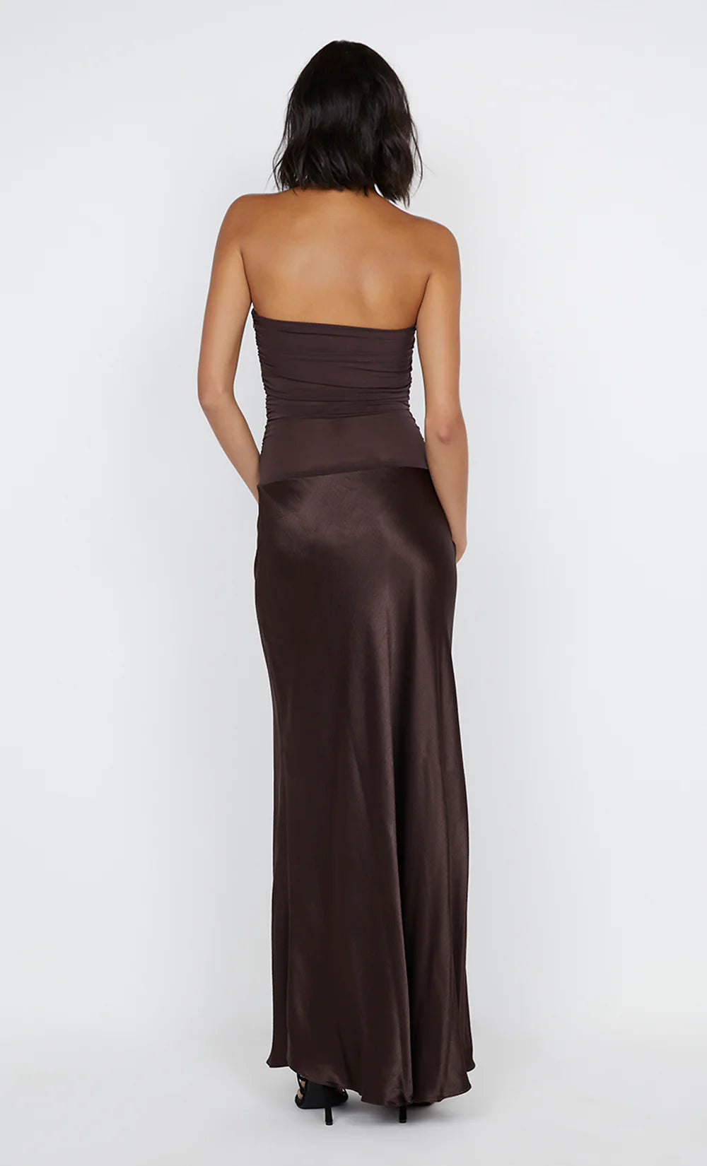 Bec & Bridge Dua Strapless Maxi in Brown