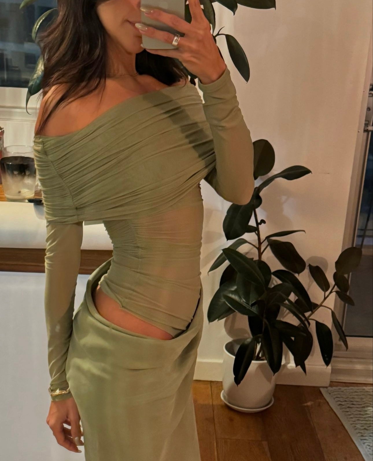 Benni Yasmin Maxi Dress in Pistachio