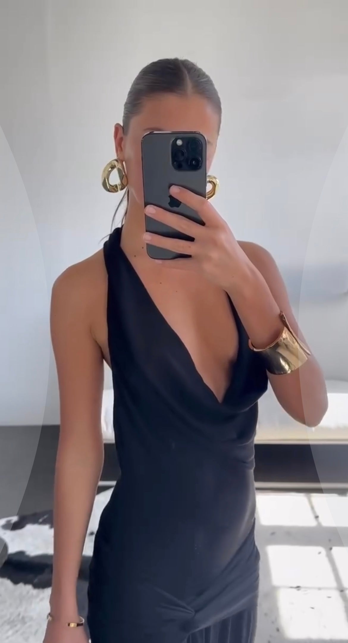 Veena Maxi Dress in Black