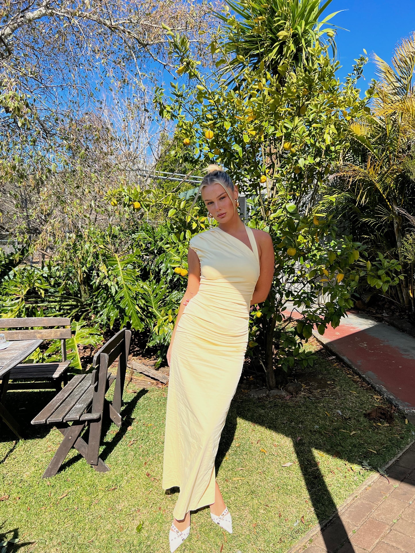 Sir the Label Giacomo Dress in Butter