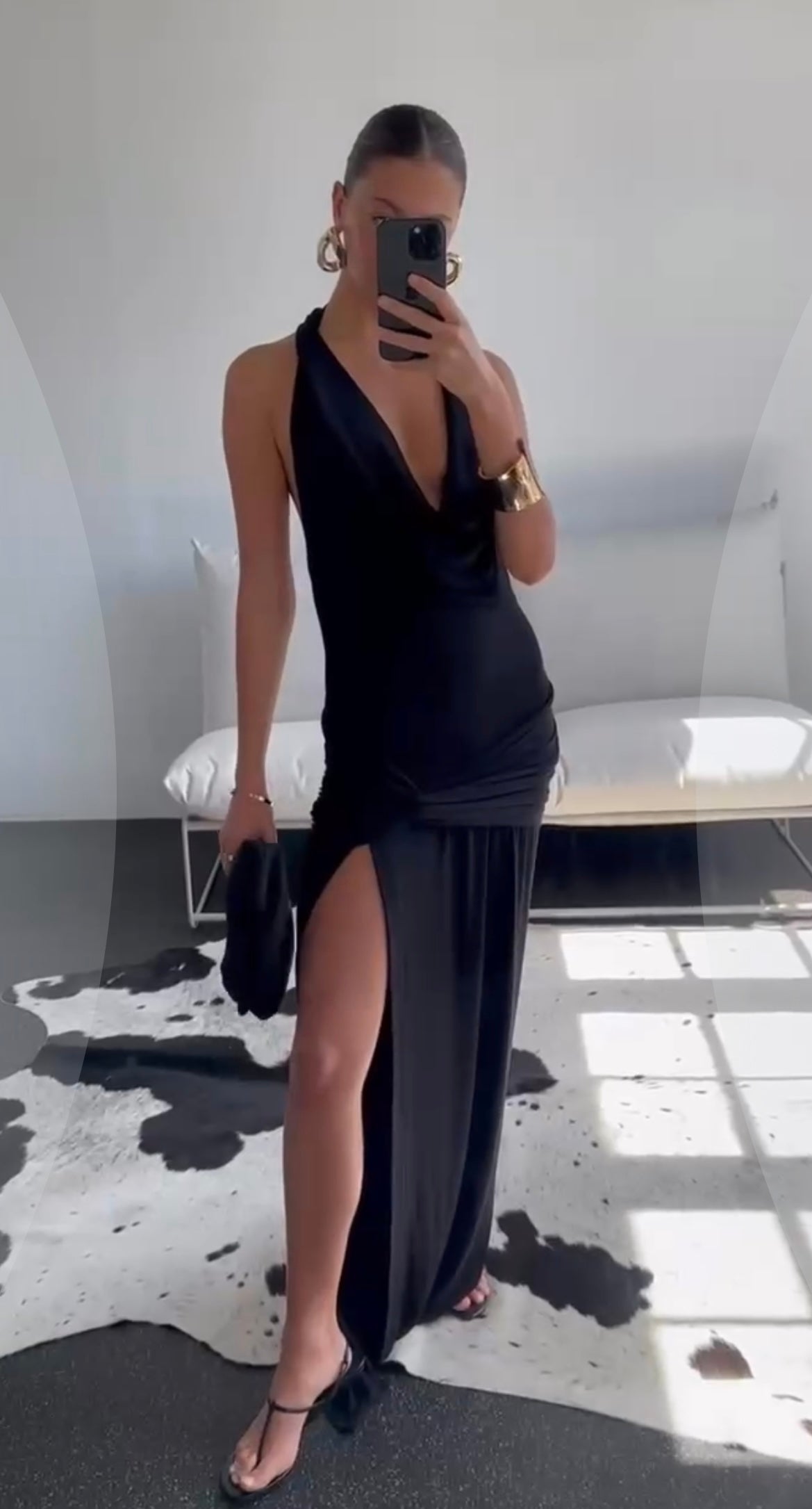 Veena Maxi Dress in Black