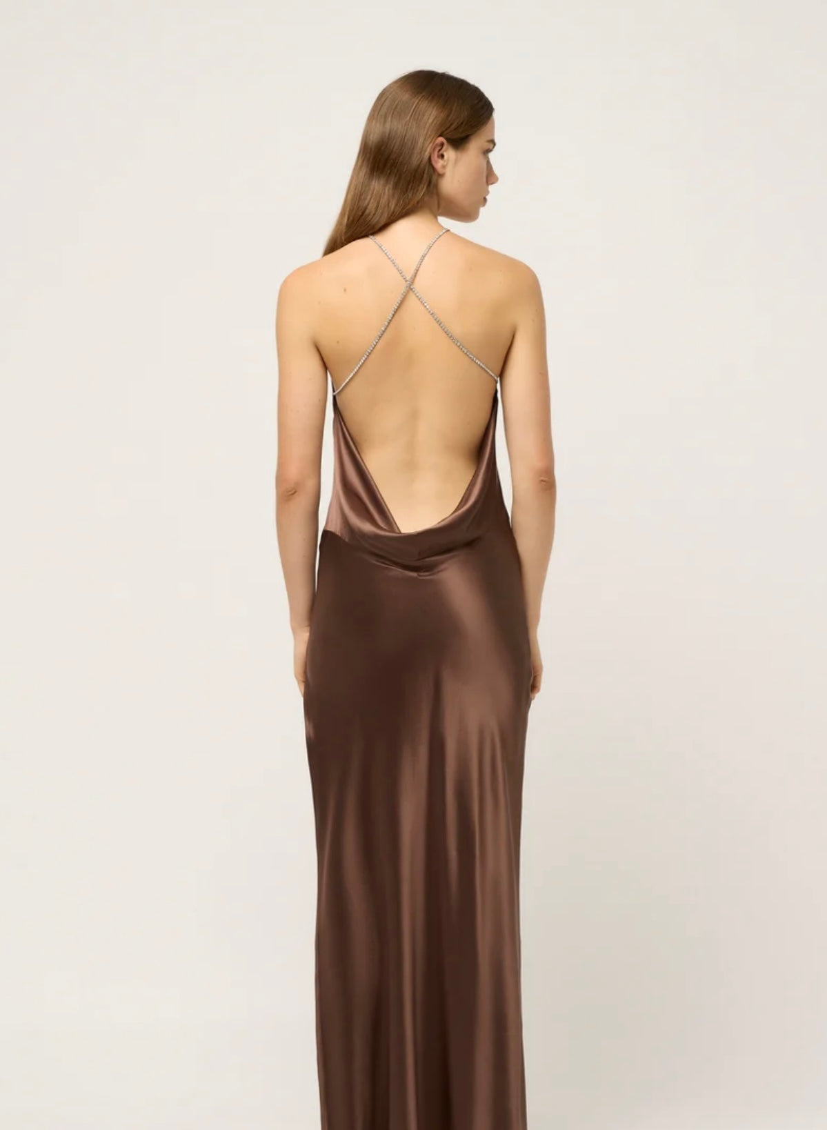 Michael LoSordo Lou Lou Gown in Chocolate