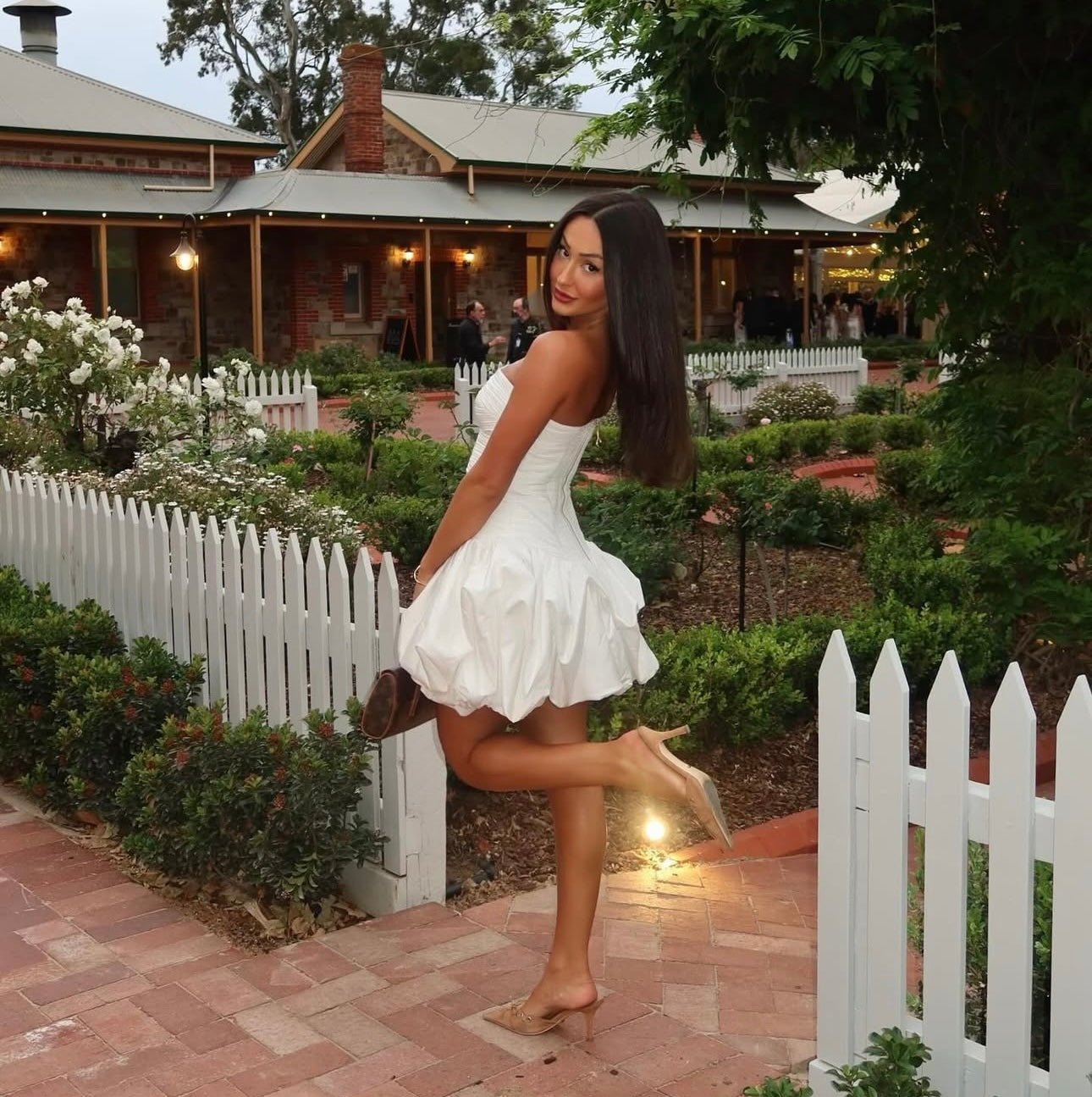 AJE. Bubble hem mini dress