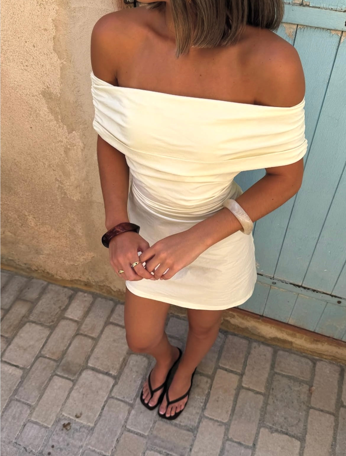 Benni Rudi Mini in White