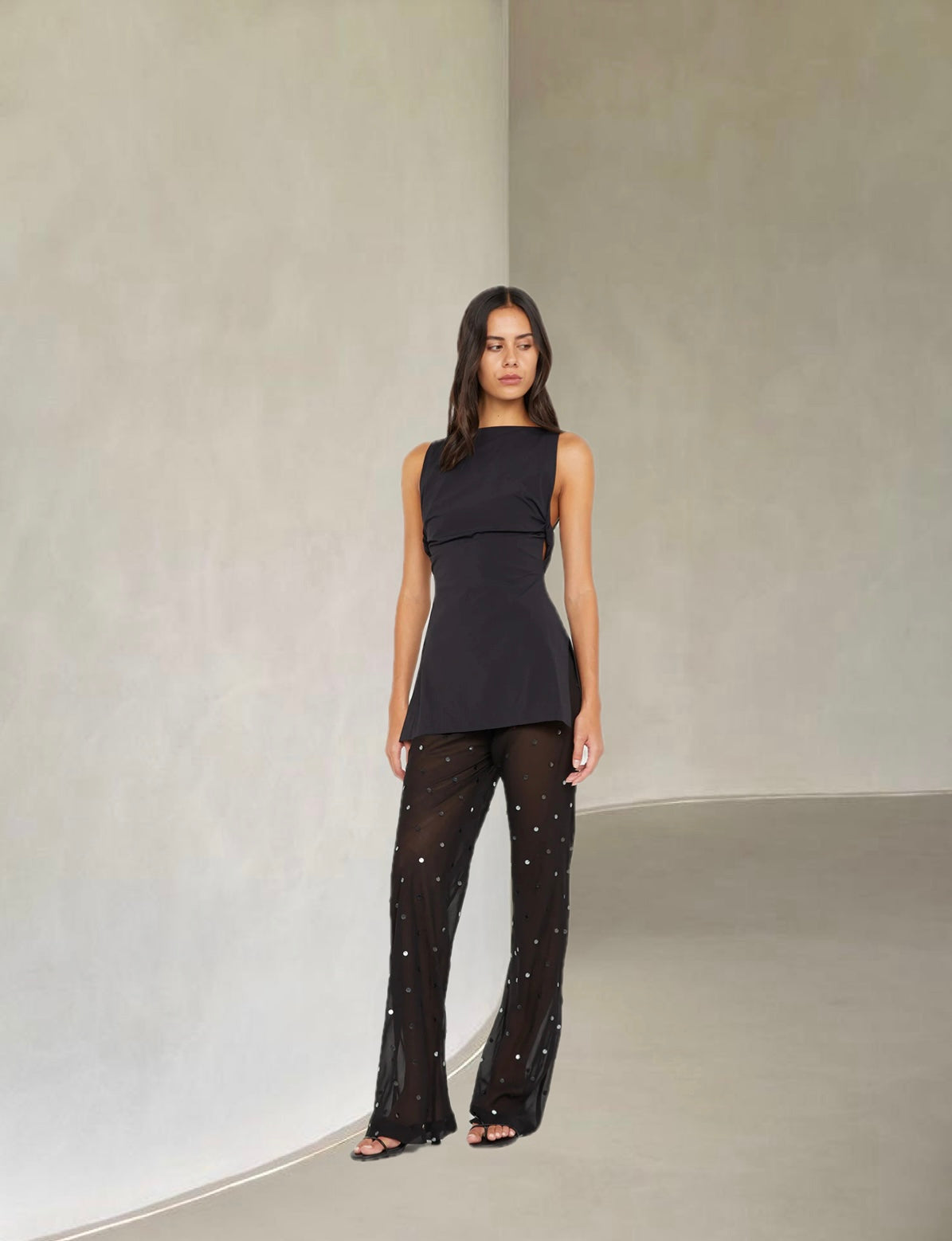 Bec and Bridge Arielle Pant & Domenic Boatneck Top in Black