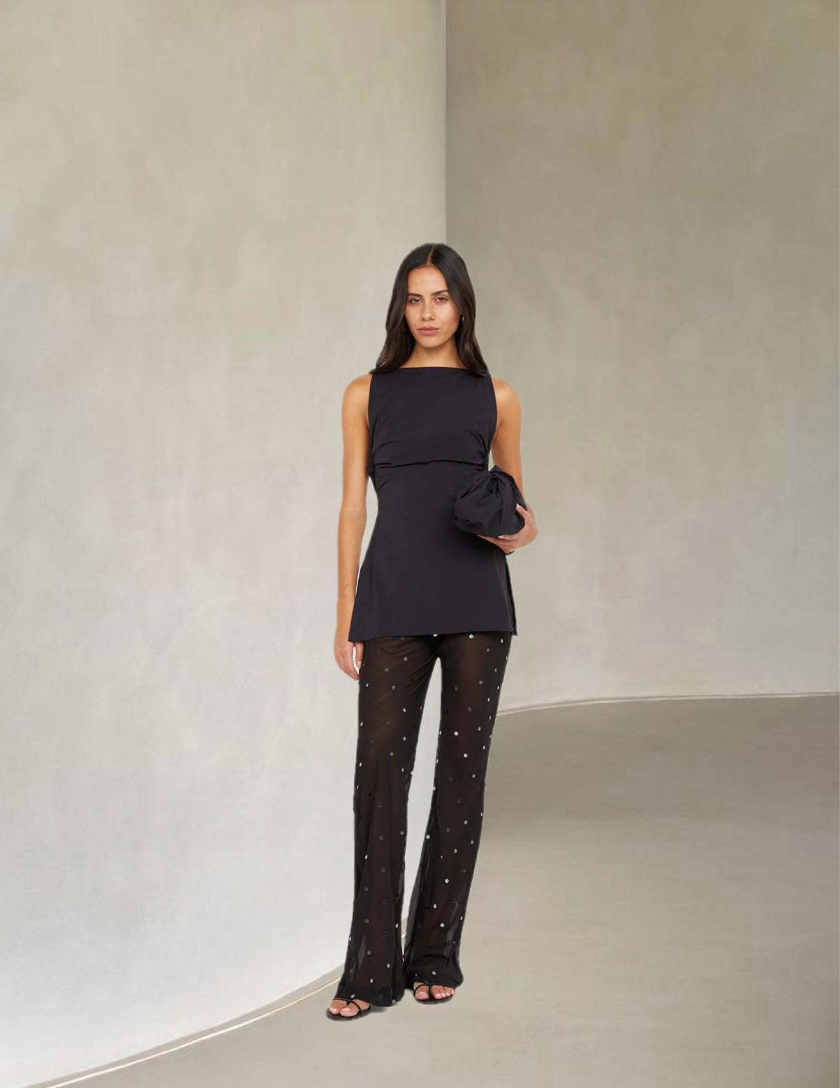 Bec and Bridge Arielle Pant & Domenic Boatneck Top in Black