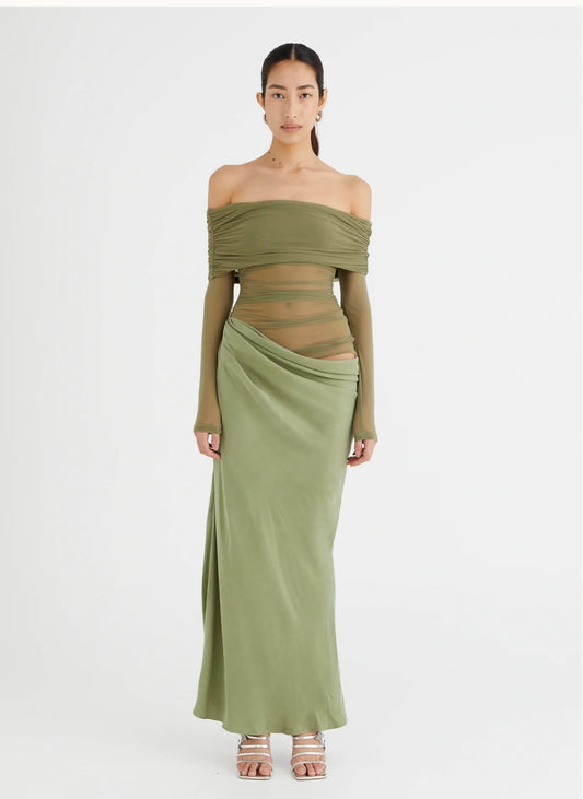 Benni Yasmin Maxi Dress in Pistachio