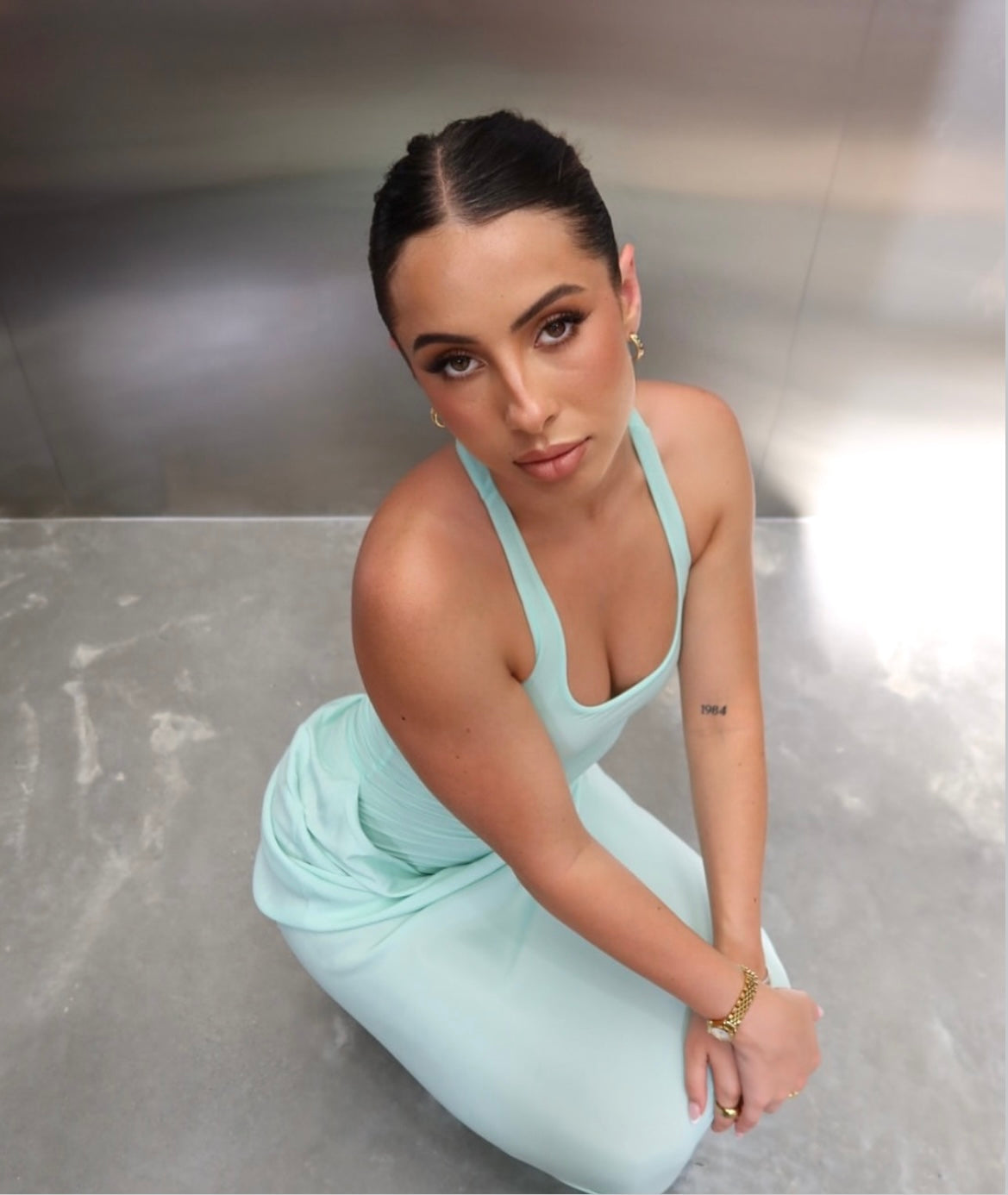 Benni Jade Maxi in Aqua