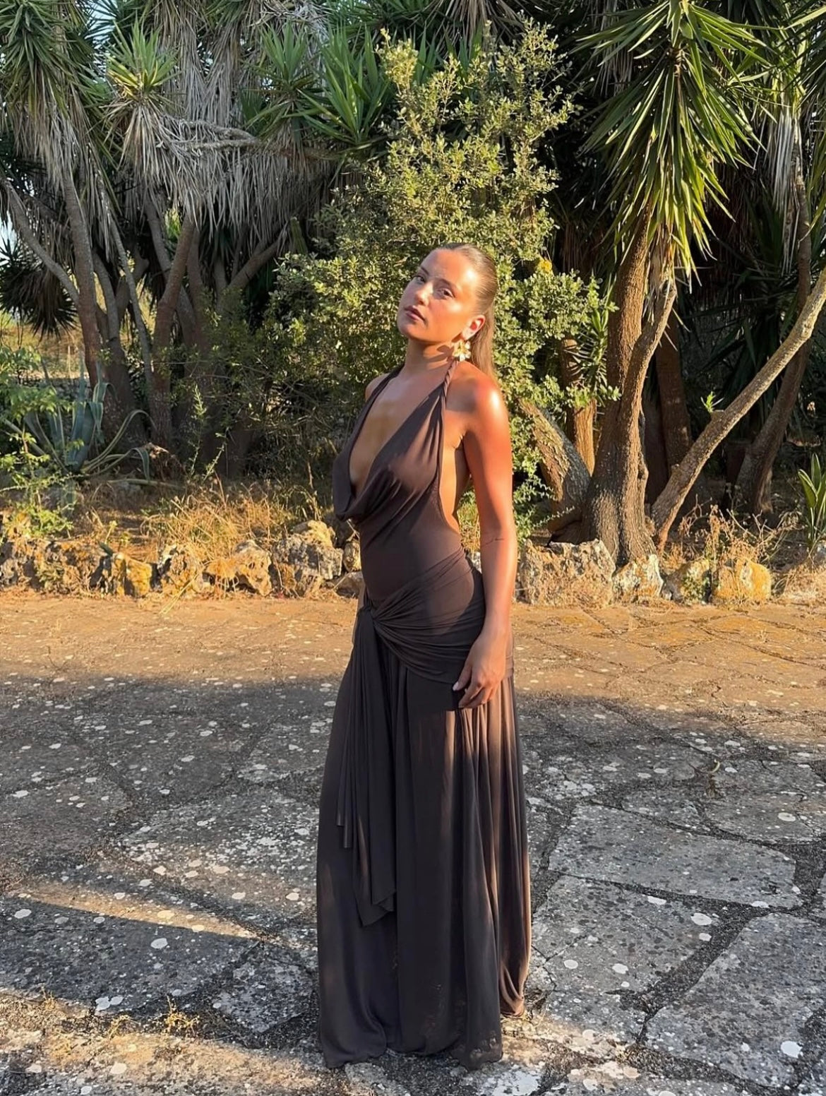 Lulu Souza Yōsei Dress In Brown