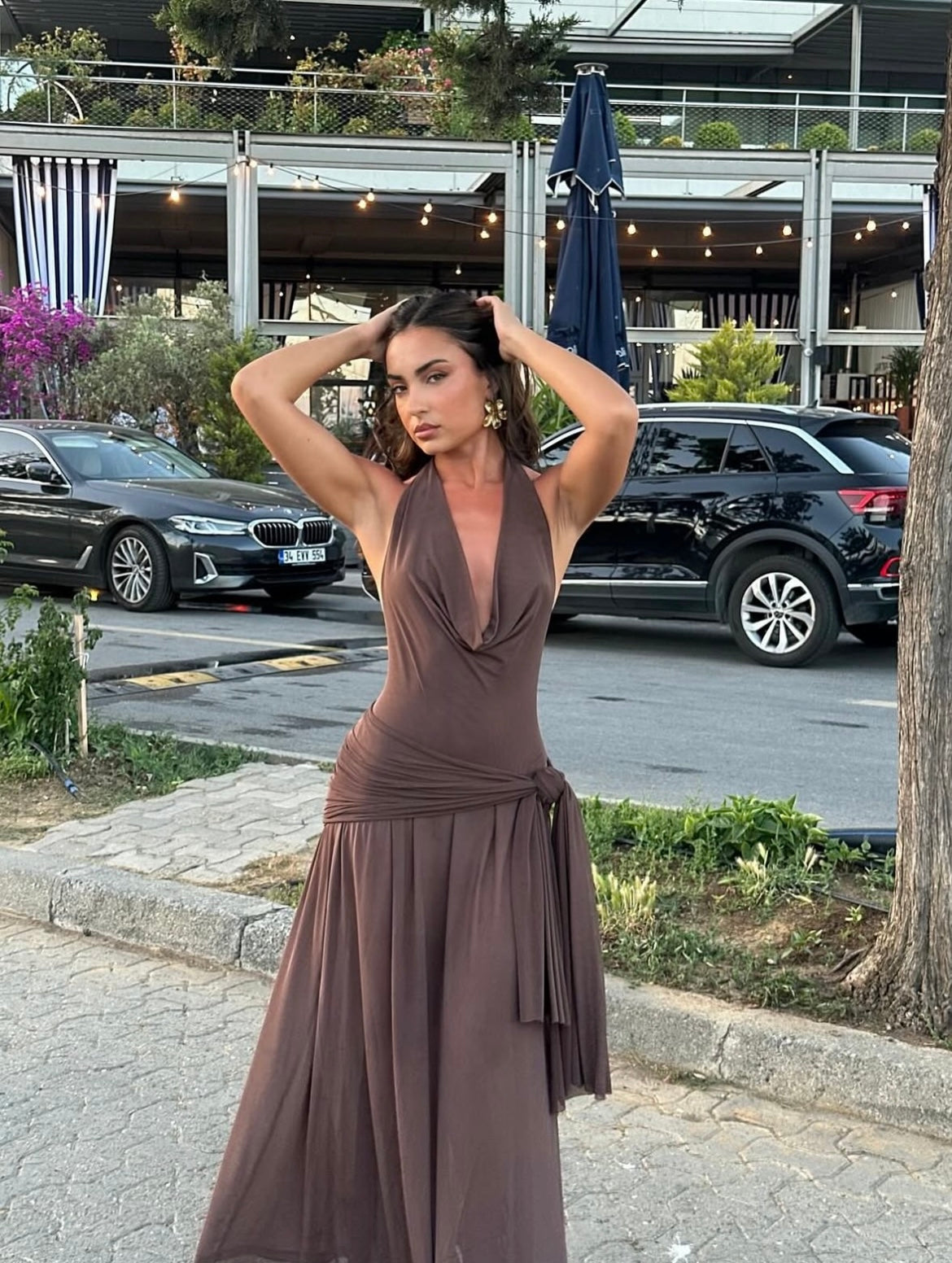 Lulu Souza Yōsei Dress In Brown