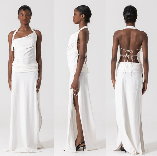 Bye Bambi Whynter Maxi Dress in White