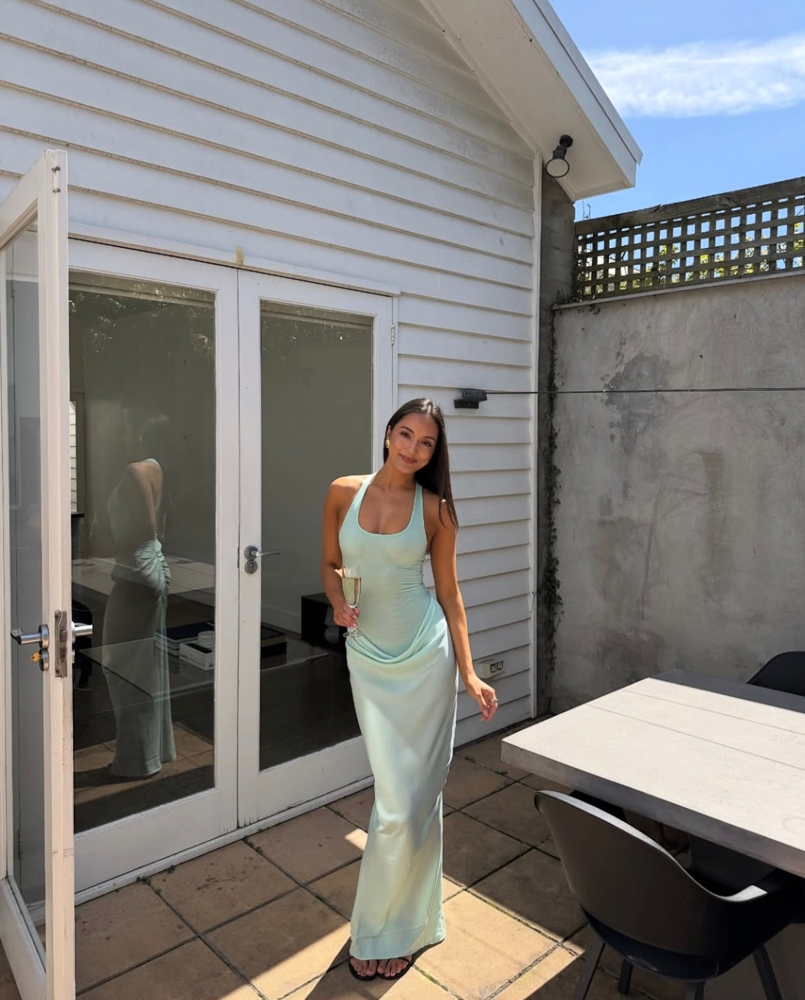 Benni Jade Maxi in Aqua