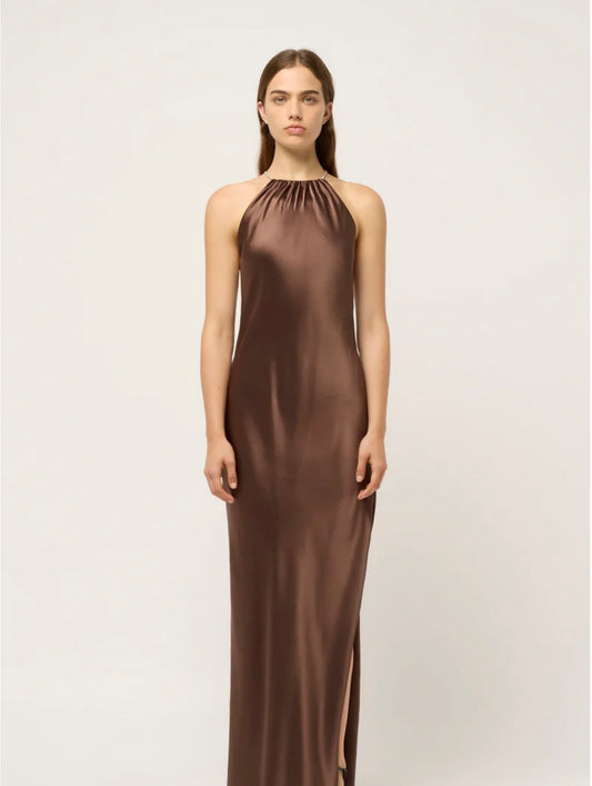 Michael LoSordo Lou Lou Gown in Chocolate