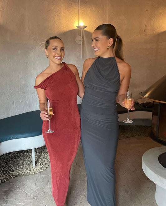 Novich Cece Gown in Grey