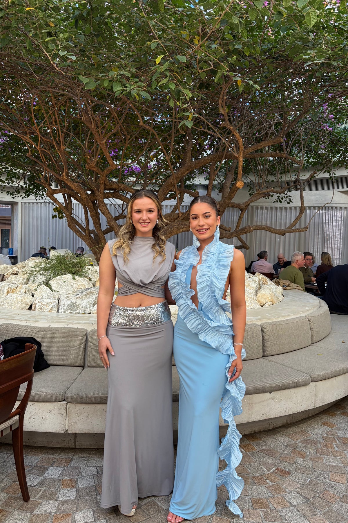 Deconduarte Hydrangea Maxi Dress in Blue - RRP $570