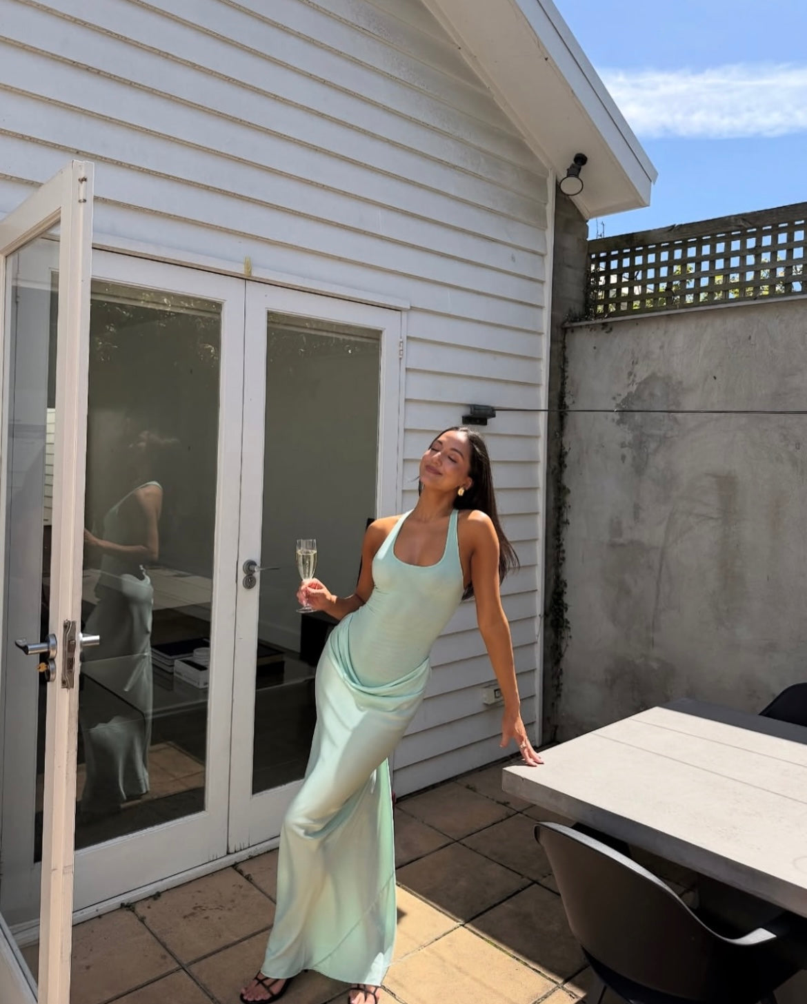 Benni Jade Maxi in Aqua