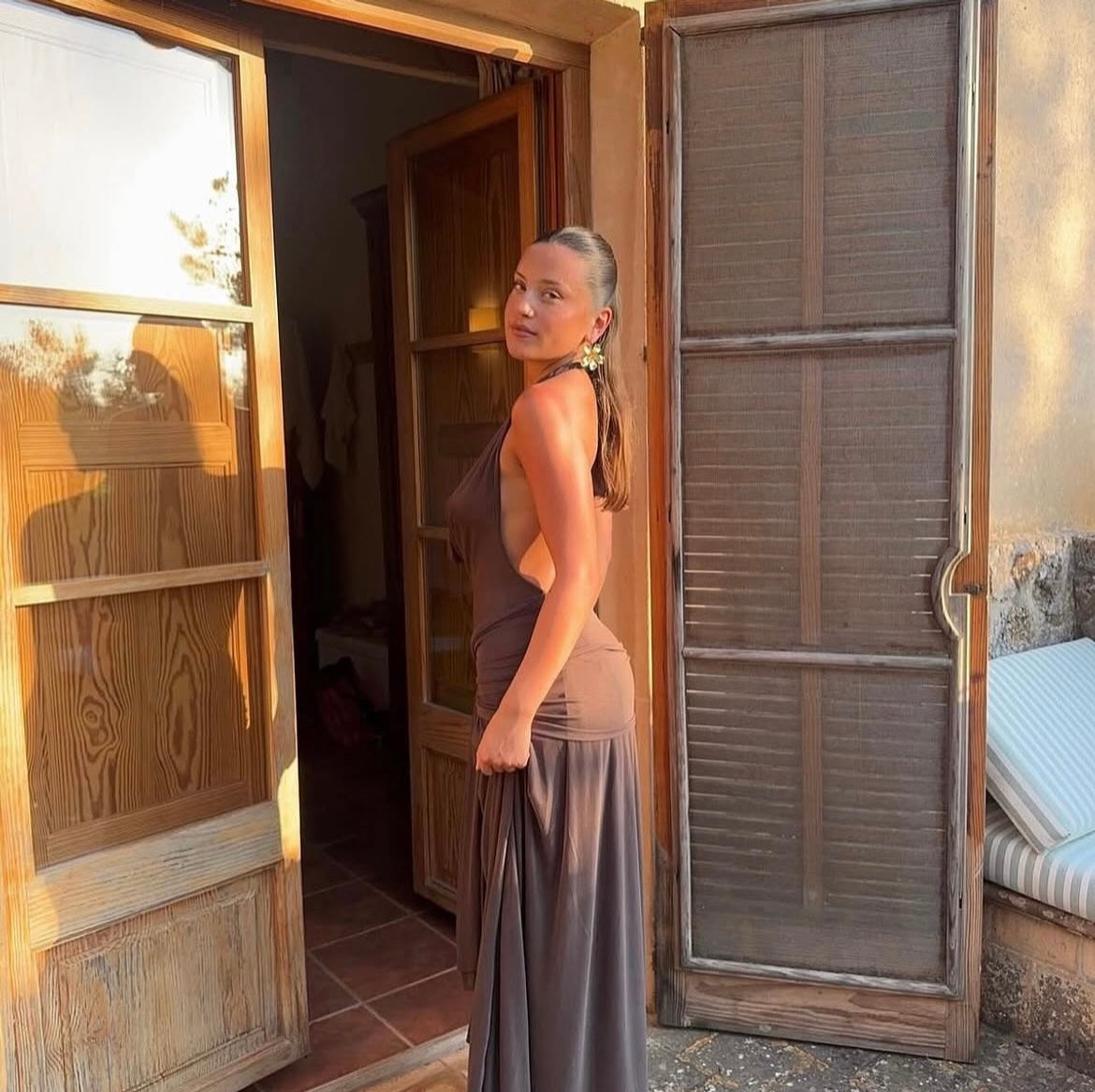 Lulu Souza Yōsei Dress In Brown