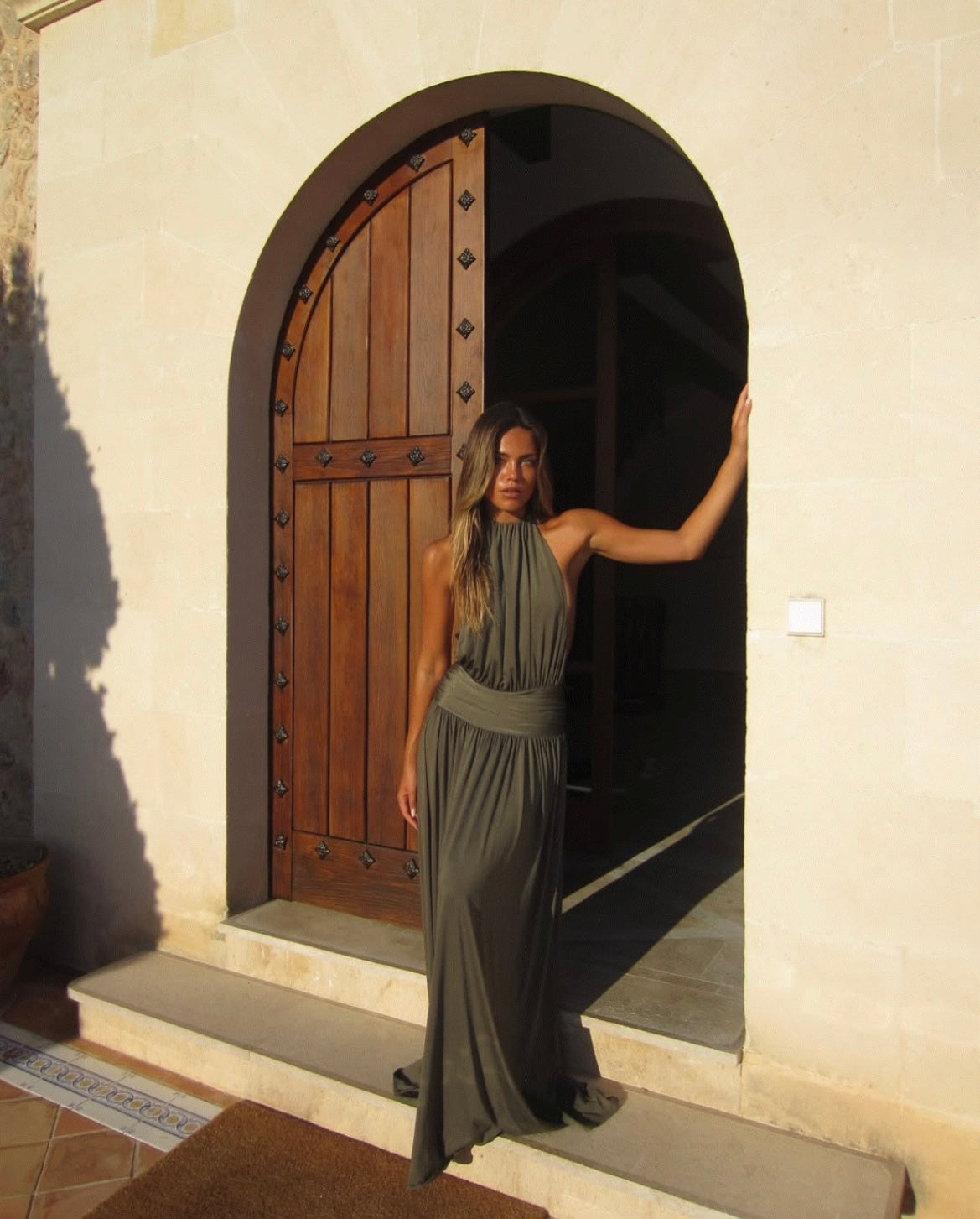 Arcina Ori Santina Dress in Khaki