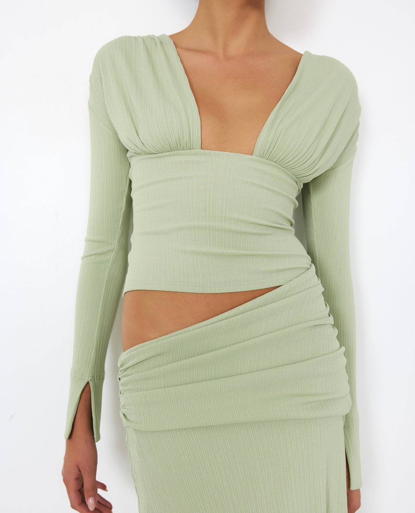 Benni Agnes Maxi Dress in Pistachio - RRP $280