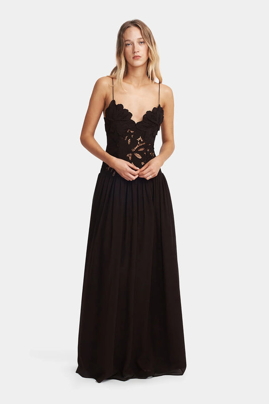 Hansen & Gretel Stephanie Dress in Brown