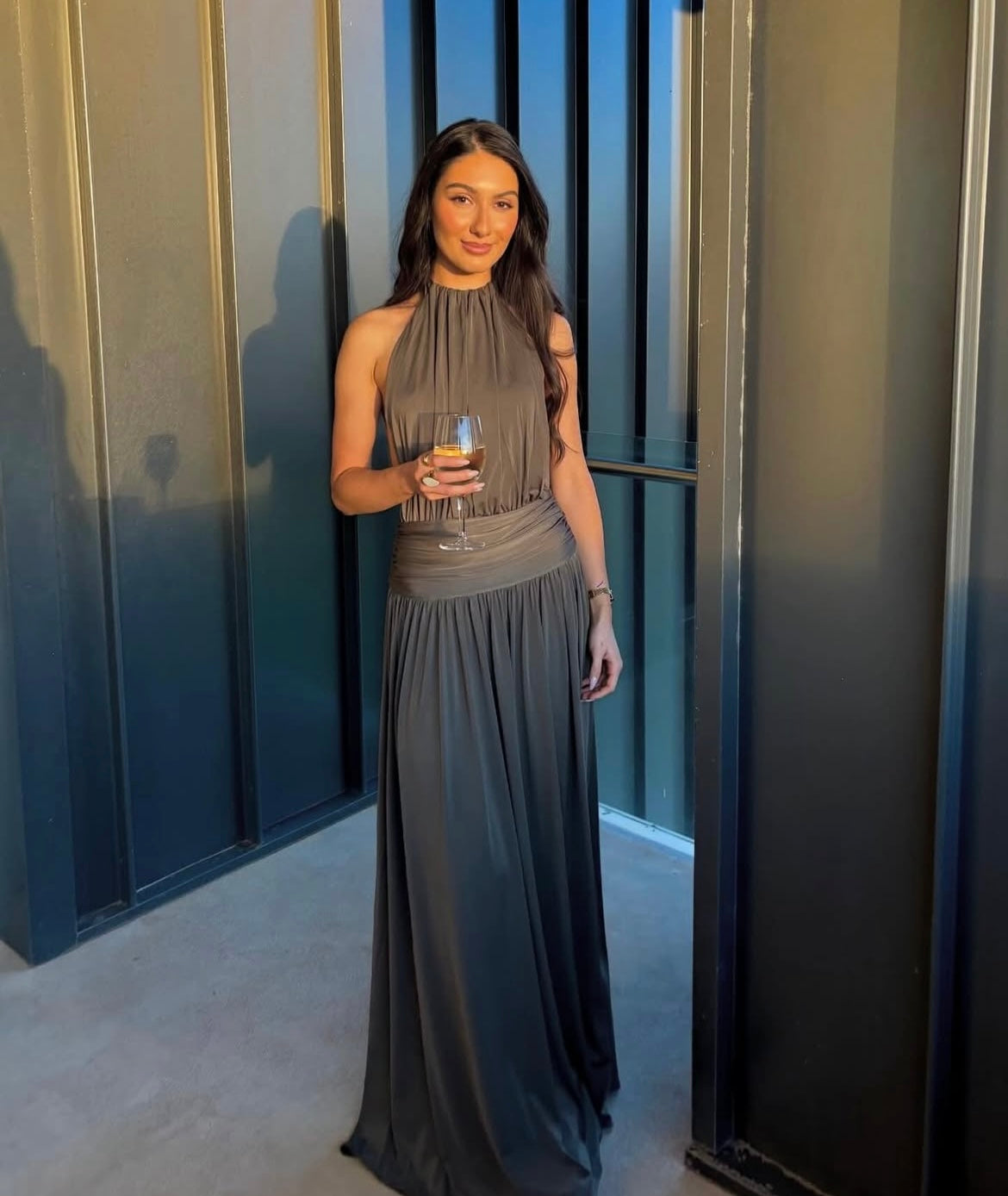 Arcina Ori Santina Dress in Khaki