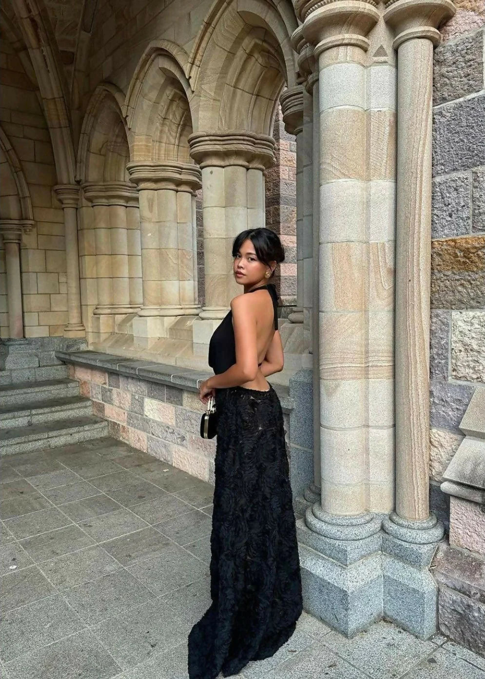 Arcina Ori Adriana Dress in Black