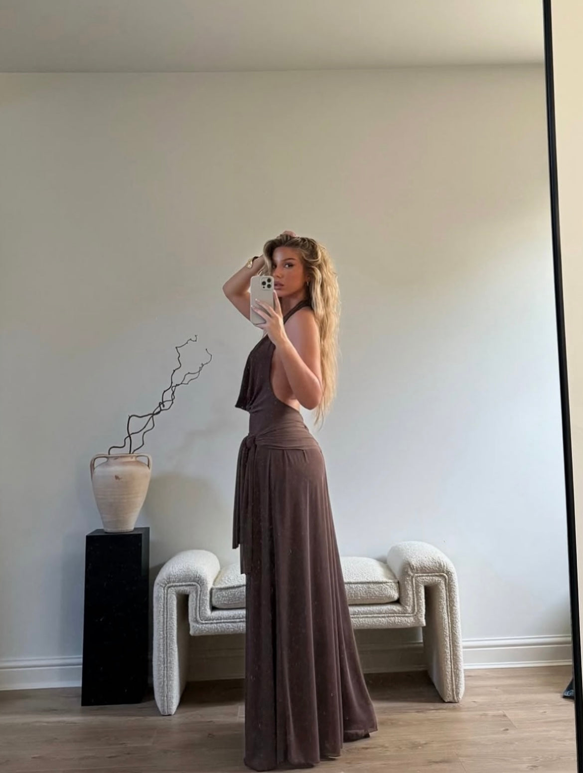 Lulu Souza Yōsei Dress In Brown