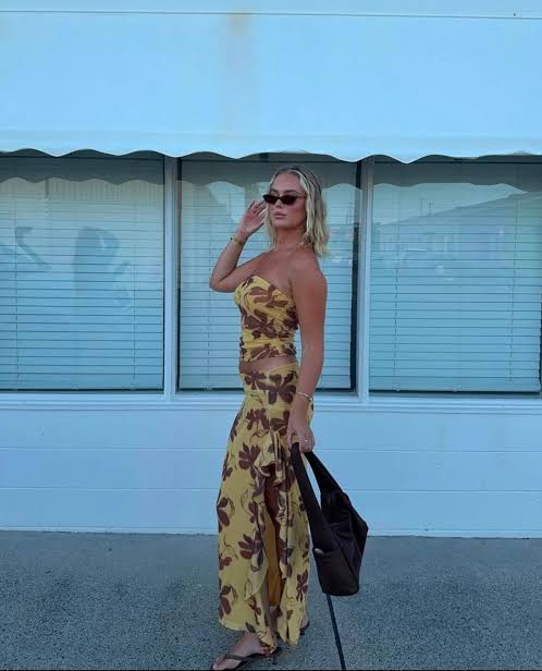 Benni Bindi Maxi Dress in Butter Floral