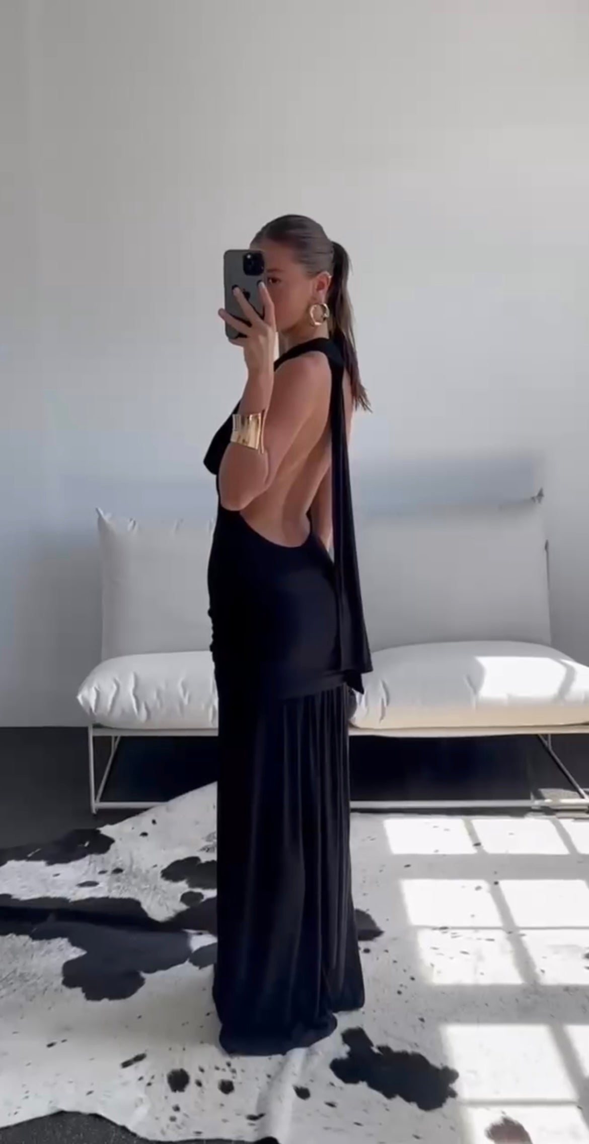 Veena Maxi Dress in Black