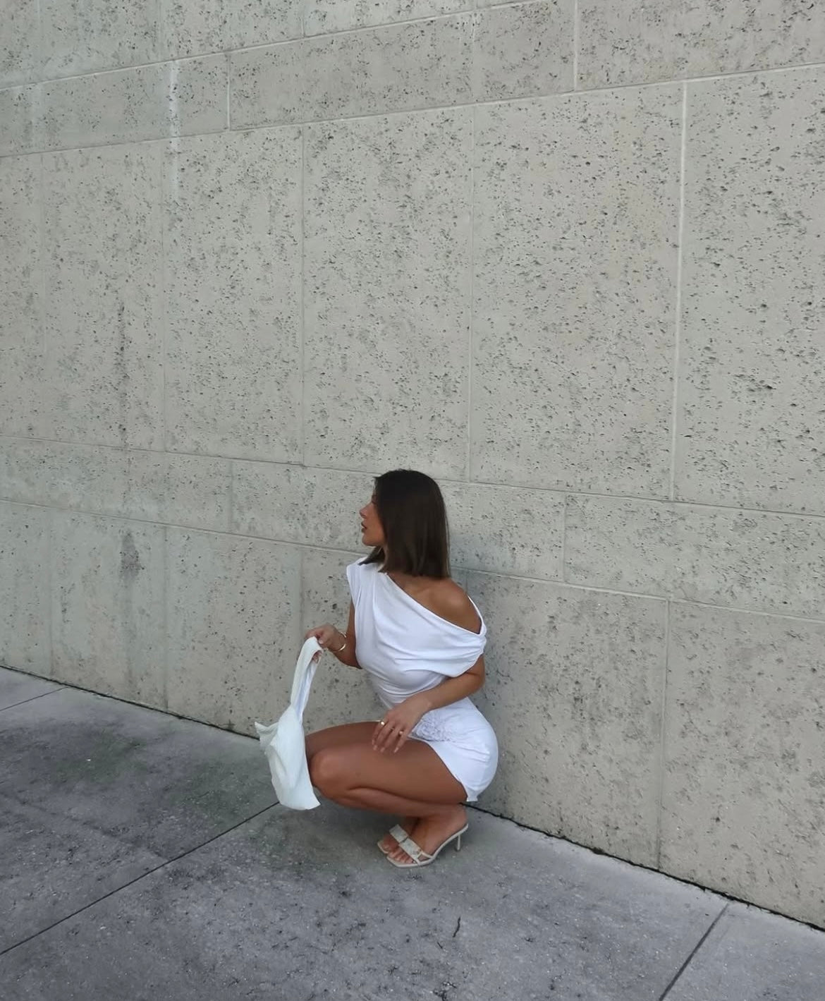 SNDYS Olividae Dress in White