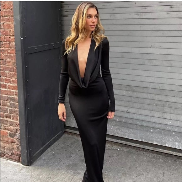 House of CB Saskia Maxi in Black