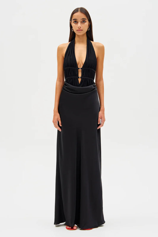 Misha Celine Dress in Black