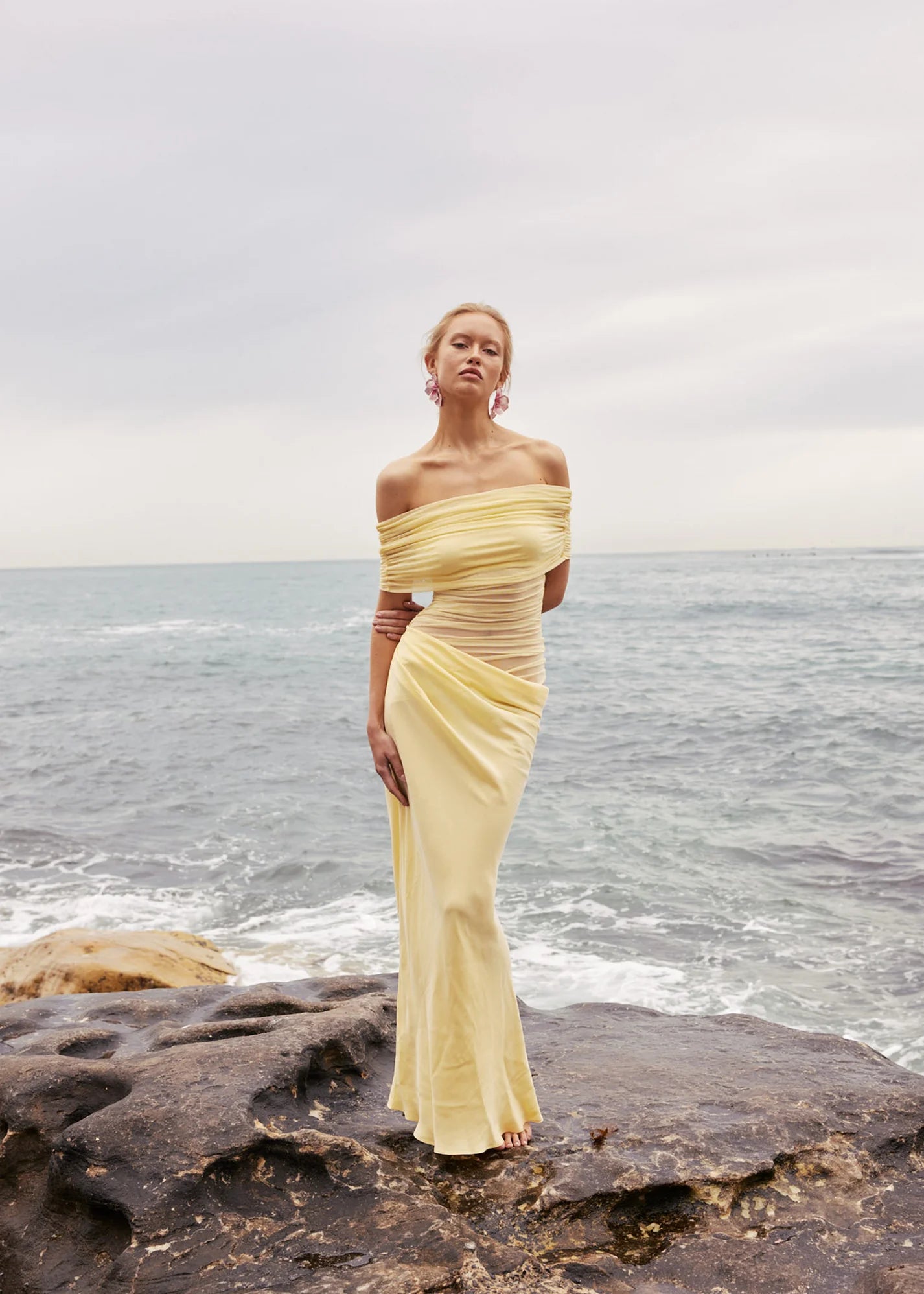 Benni Nico Maxi Dress in Lemon