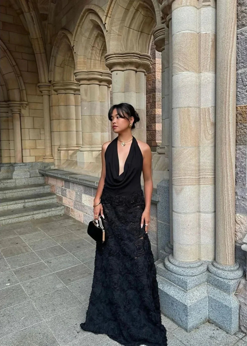 Arcina Ori Adriana Dress in Black