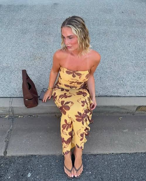 Benni Bindi Maxi Dress in Butter Floral