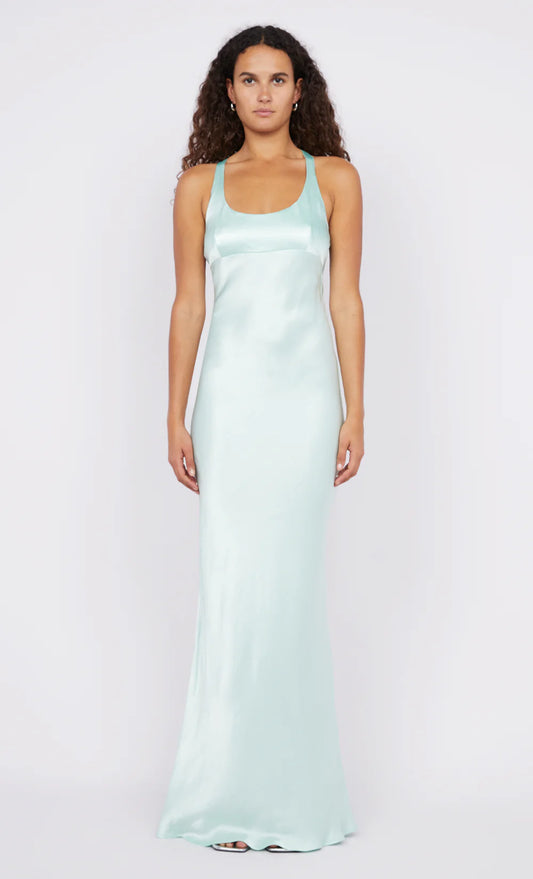 Bec & Bridge Maxina Dress in Mint Blue