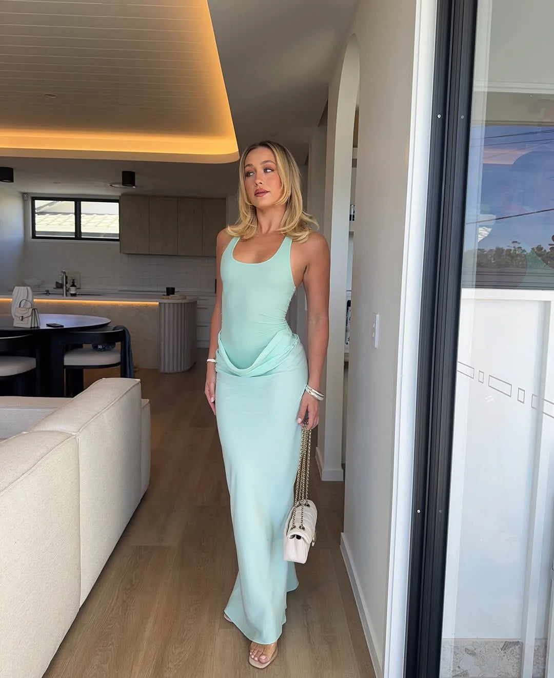 Benni Jade Maxi in Aqua