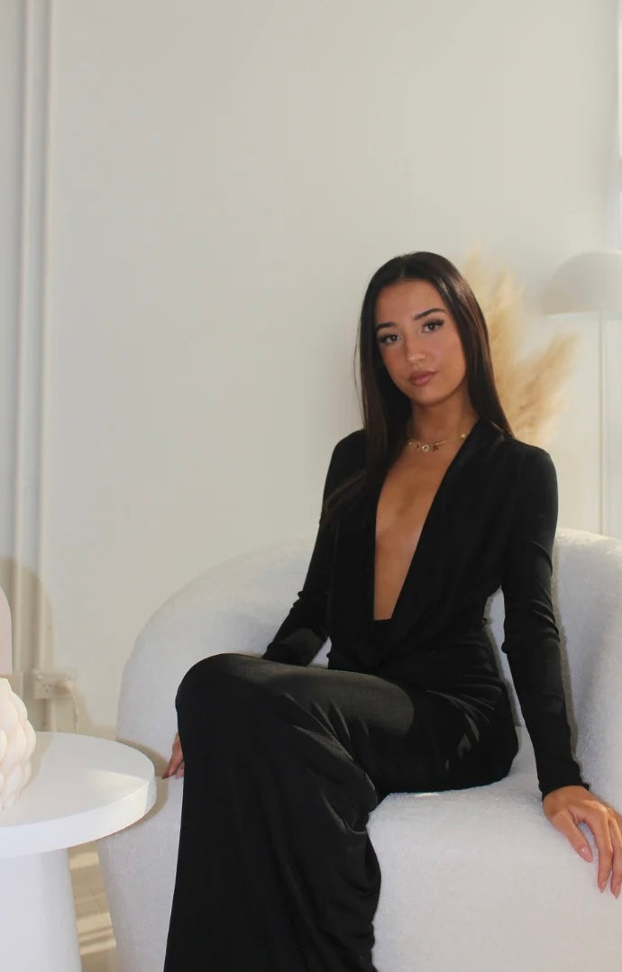 House of CB Saskia Maxi in Black