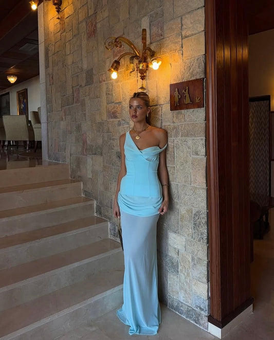 Natalie Rolt Cadence Gown in Baby Blue