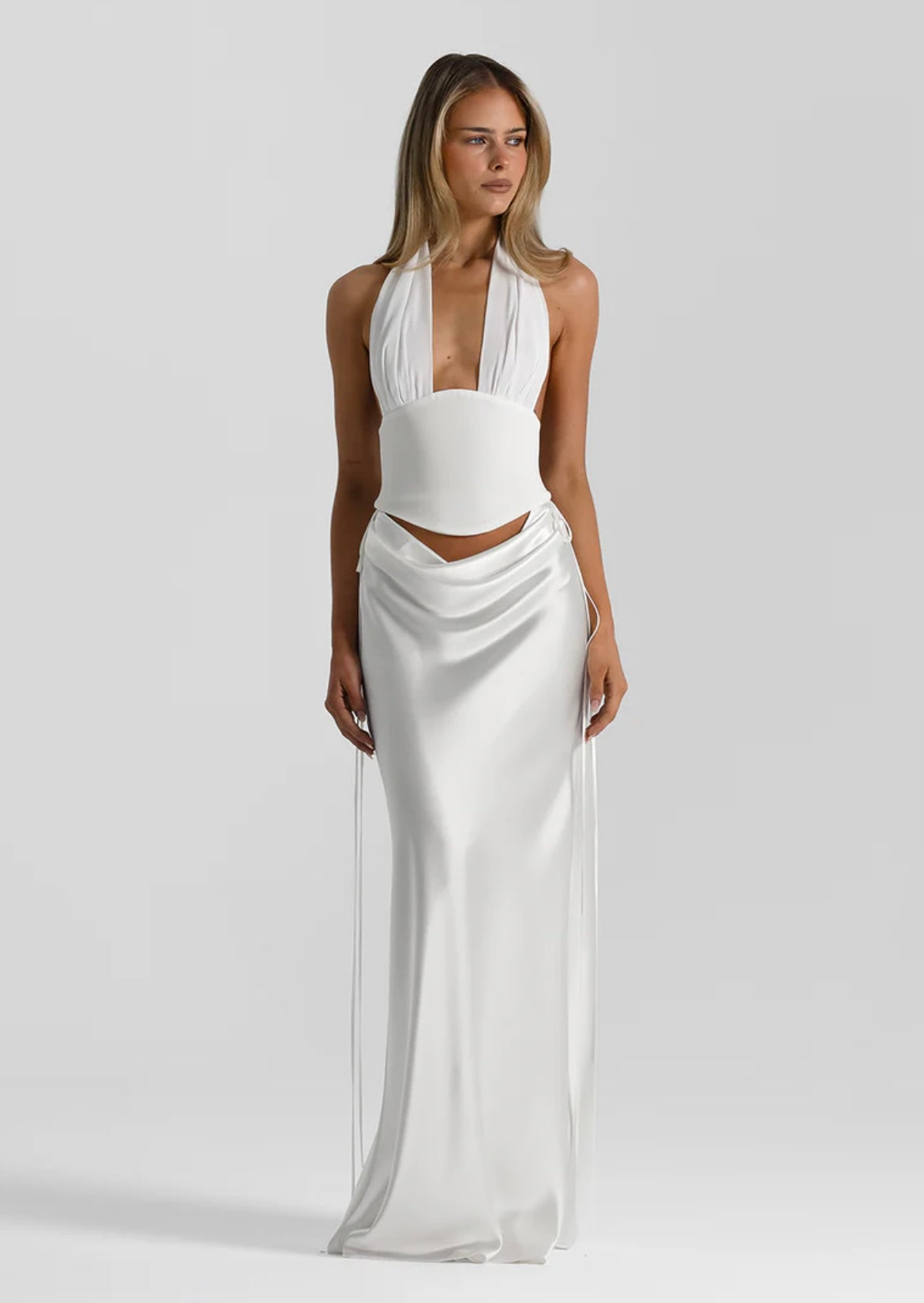 Natalie Rolt Bronte & Evelyn in White