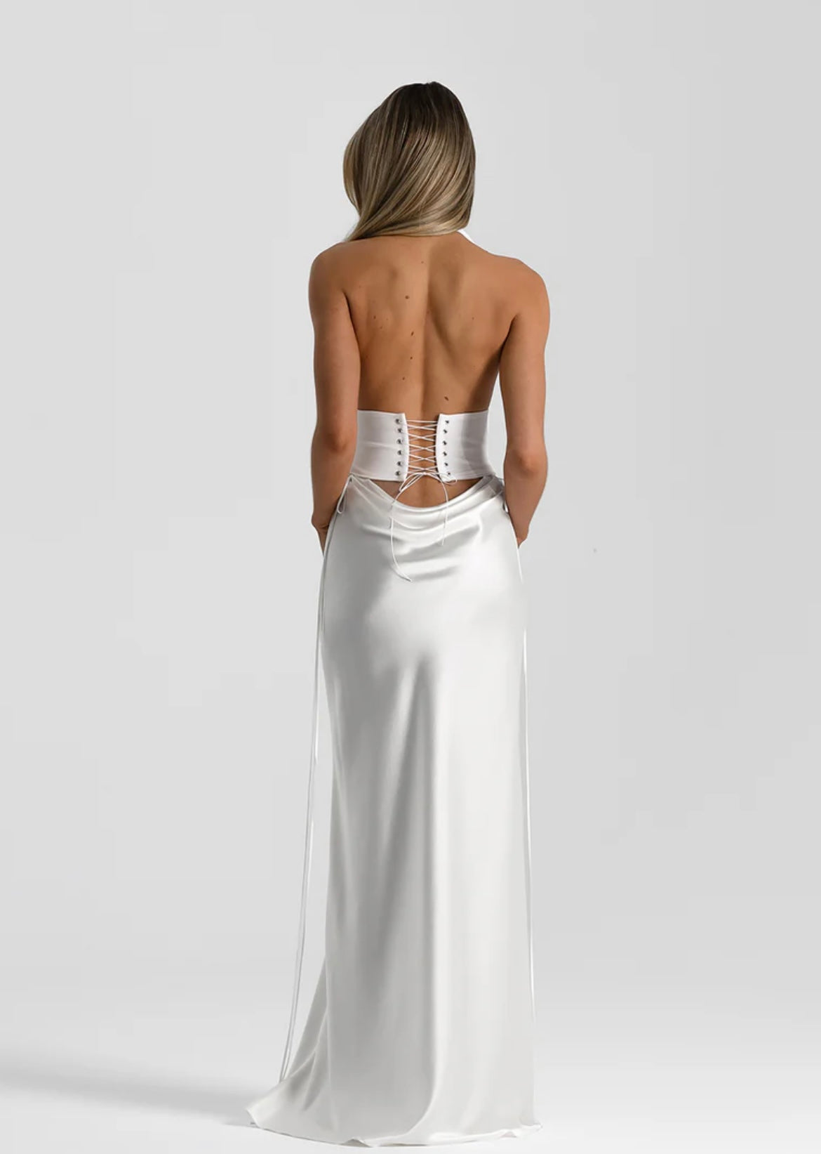 Natalie Rolt Bronte & Evelyn in White